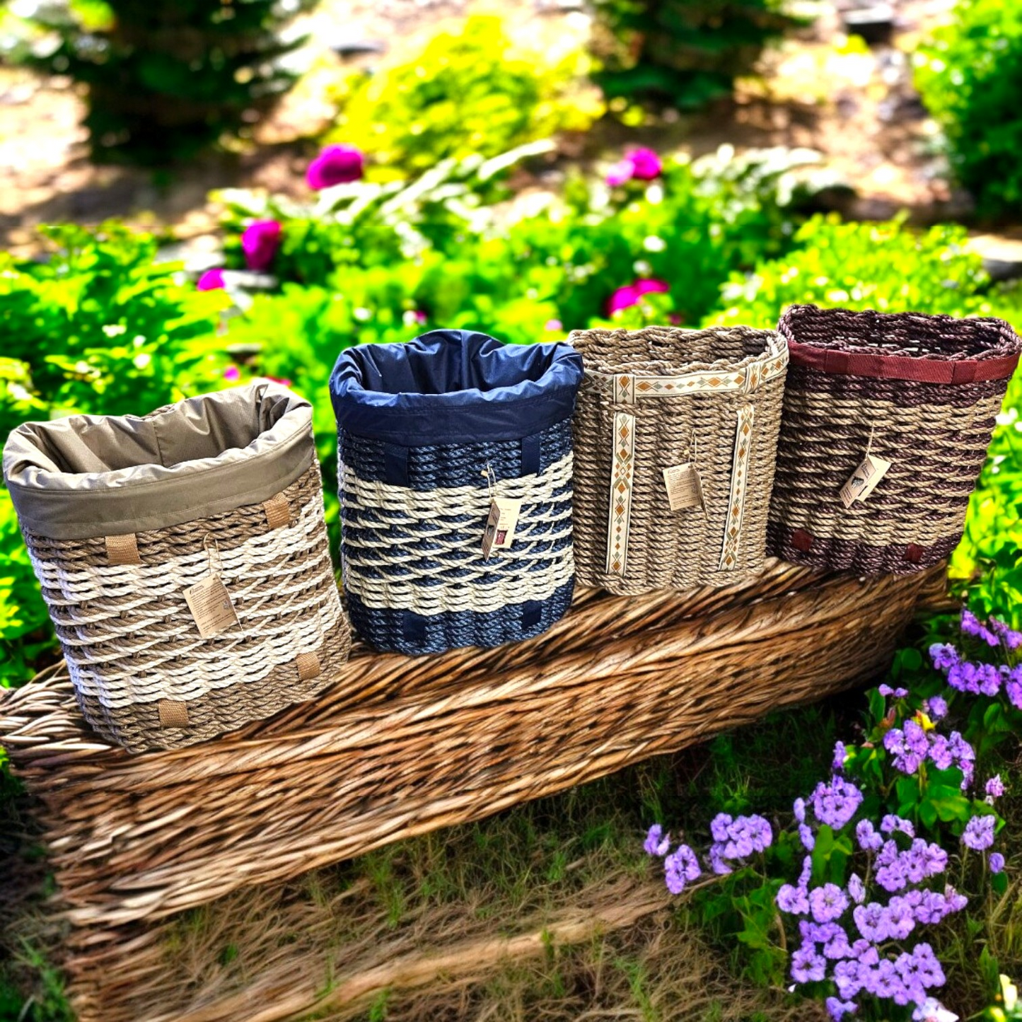 NEW DESIGNS COMING SOON Handcrafted Woven Rope Pack Basket "OUTDOOR VENTURE SERIES" SNEAK PEAK