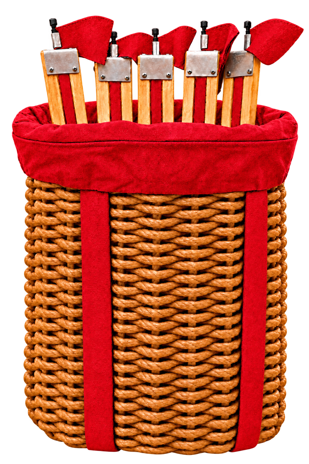 413 Handcrafted Woven Rope Ice Fishing & Pack Basket - Made in Maine